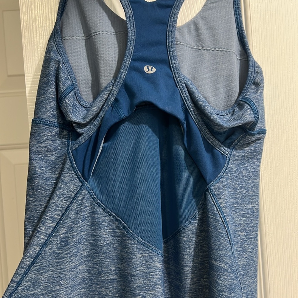 LULULEMON • Racerback Tank Top w/ Shelf Bra - Picture 4 of 4